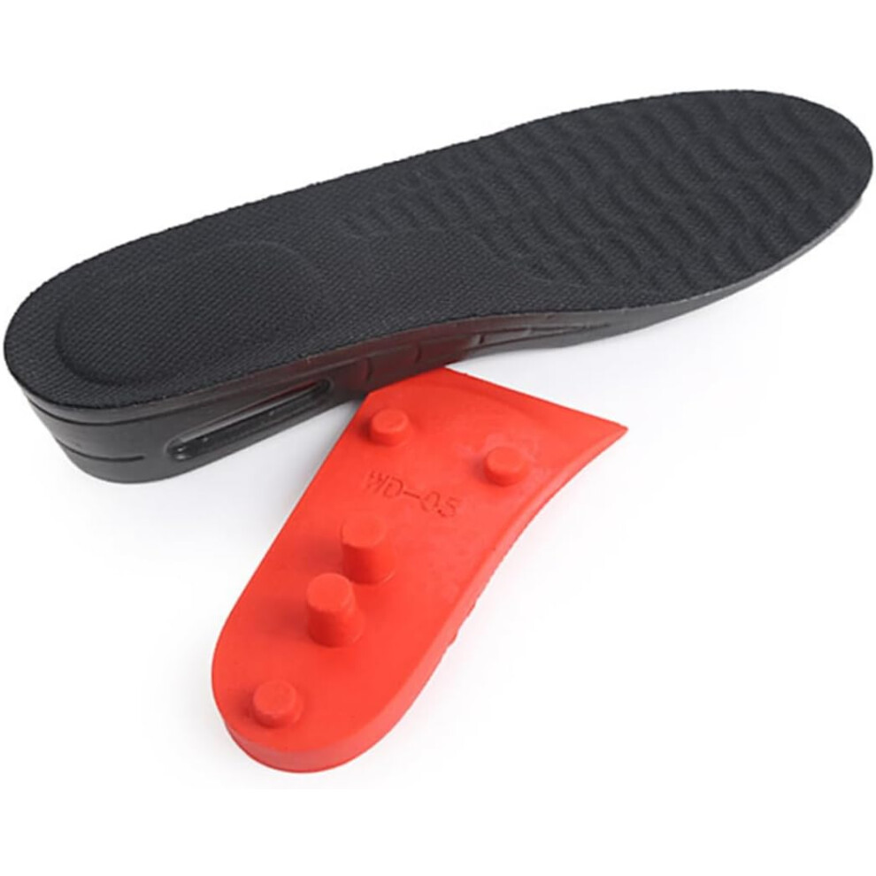 Hkhbjs Height Increase Insoles Women's Men's Orthopedic High Pads Pu Taller Shoes Insoles Pair