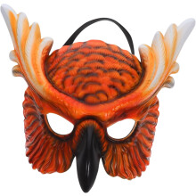 Pöllönaamio puolikasvoeläin naisille PP-muovinen pöllö halloween-asuasuste silmiinpistävä muotoilu