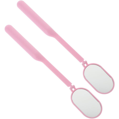 Eyelash Extension Mirror Plastic Glass Lash Mirror Non-Metal Folding Rotation Lash Tools for Application