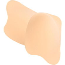 1 Paar selbstklebende, unsichtbare BHs, rückenfrei und trägerlos, Farbe: Nude, Cup-Größe C