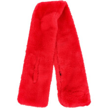 Écharpe épaisse en peluche chaude pour l'hiver, écharpe unie pour l'extérieur, foulard élégant pour femme