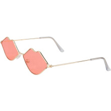 Lunettes de soleil en forme de lèvres, accessoire photo tendance pour la plage et les adultes, style cœur