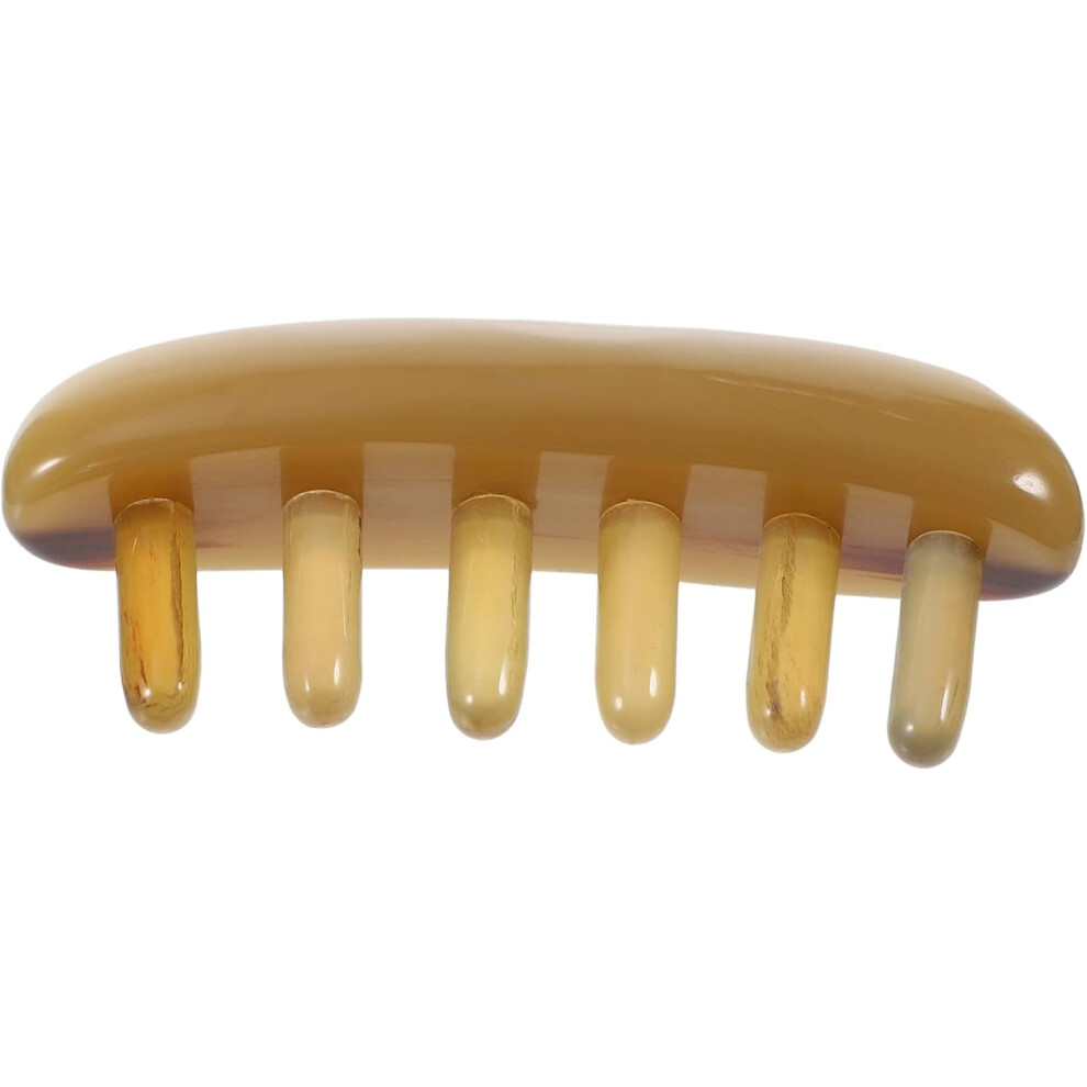 Hkhbjs Ox Horn Massager Comb Wide Tooth Scraping Hair Care Tool Portable Scalp Massager