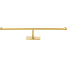 Einzigartiger, formschöner Schmuckorganizer aus goldenem Eisen, hängend und wandmontiert
