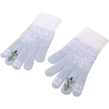 Warme Damenhandschuhe, gestrickt, Touchscreen-kompatibel, winddicht, ideal für Winter, Weihnachten und Feiertage, Accessoires für kaltes Wetter