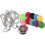 Collier diffuseur d'huiles essentielles avec pendentif ajouré en forme de flocon de neige 1