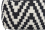 Beliani Pouffe KNIDOS Wool Black/ White 5