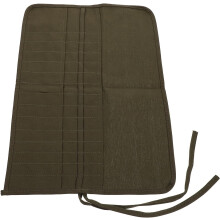 Große Aufbewahrungstasche für Pinsel mit 30 Fächern, Canvas-Etui, Pinselorganizer, Werkzeug
