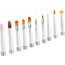 11-teiliges Nagellackstift-Set mit Pinseln und Zeichenwerkzeugen für Nagelmalerei und -dekoration