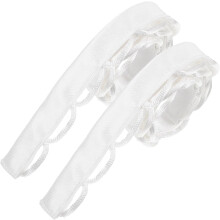 Bruidsjurk ruglussen 1 paar 45 cm satijnen strikbanden verstelbare bruidsjurk vetersluiting accessoires