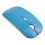 2.4-GHz-Funkmaus - Superflaches Design, Hellblau 1
