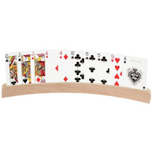 Spielkartenhalter aus Holz