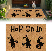 Easter Bunny Coir Doormat 24 x 16 Inch