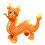 Dragon en peluche, 15 cm et 28 cm 1