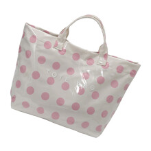 Dot PVC-Tasche für Damen und Mädchen, wasserdichte-Rosa