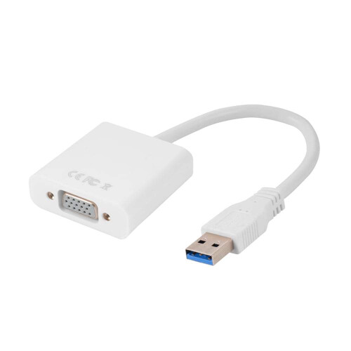 USB 3.0-zu-VGA-Adapter - Weiß