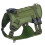 Dog Vest Adjustable Training Harness for Large-Army Green L 1