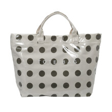 Dot Beach Bag Geldbörse mit Griff oben, ergonomischem Griff-Grün