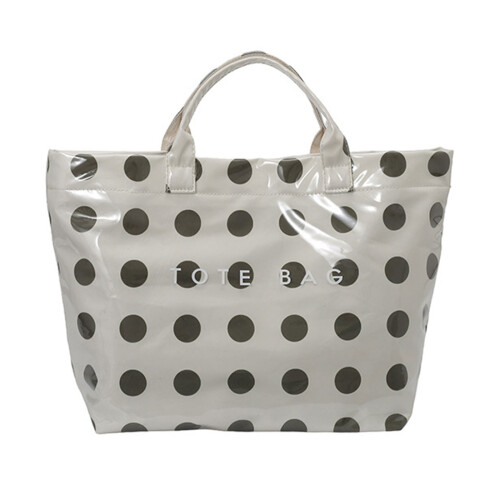 Dot Beach Bag Geldbörse mit Griff oben, ergonomischem Griff-Grün
