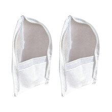 2PCS Foldable Standing Toiletry Bag With Multiple-White