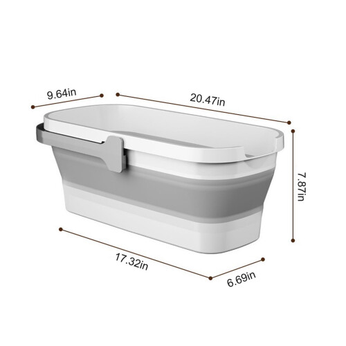 Collapsible Plastic Bucket3.2Gallon12L 2