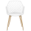 Beliani Set of 2 Dining Chairs NASHUA White 5
