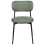 Beliani Set of 2 Dining Chairs CASEY Fabric Dark Green 5