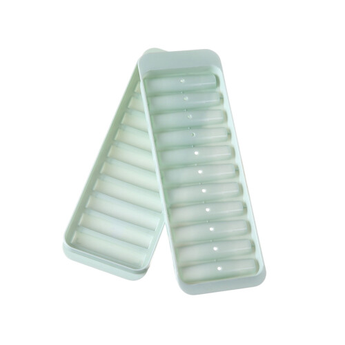 Flexible 11-Slot Ice Cube Tray, Green 1