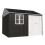 Birchtree BIRCHTREE Garden Shed With Window 10X10FT Anthracite 10