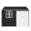 Birchtree BIRCHTREE Garden Shed With Window 10X10FT Anthracite 12
