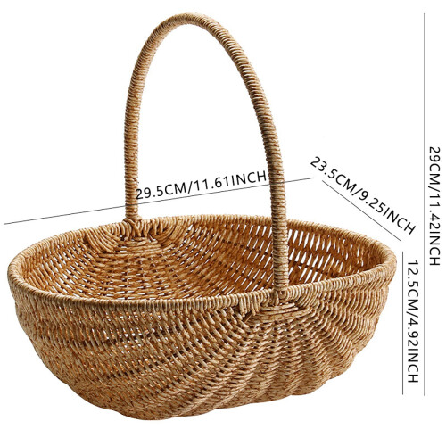 Panier à pastèque en osier, 1 pièce 2
