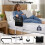 Levede Bed Rail Frame Adjustable Bedside Support Bar Bedroom Handle Storage Bag 7