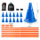 Skylos Dog Agility Training Set Hurdle Cone Kit Height Adjustable Storage Bag 8