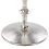 Beliani Side Table MEDA Metal Silver 5