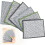 Reusable Kitchen Dishwashing Cloths with Silver Wire Scrub 4