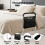 Levede Bed Rails Adjustable Heights Storage Pocket Assist Support Side Railings 7
