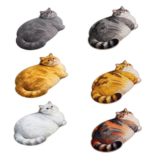 Simulation Cats Bathroom Door Mat High-50X80cm type 1 1