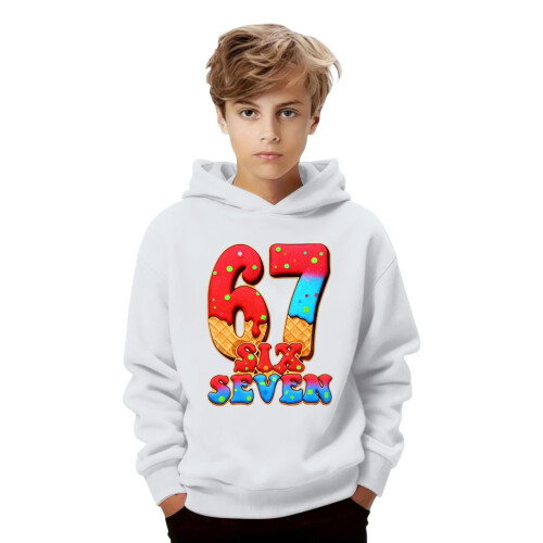 Felpa con cappuccio per bambini – Pullover in morbido pile per ragazzi e 2