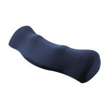 Oreiller cervical profilé en mousse à mémoire de forme, bleu marine