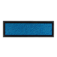 Placa identificativa LED recargable con pantalla digital de 93x23 mm