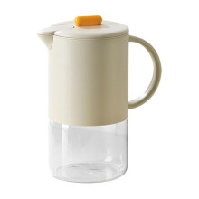 Pichet en verre borosilicate avec bec verseur Ă ouverture automatique, 1800 ml