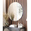 Beliani Wall Mirror ANNEMASSE 80 cm 80 cm Metal Silver 4