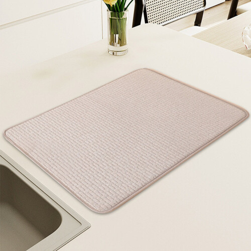 Tapete de microfibra para secar louça, 50 x 38 cm (20 x 15 polegadas)