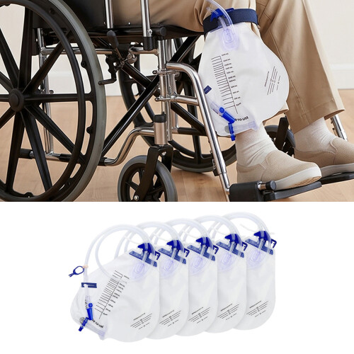 Sac jetable étanche résistant de l'urine 2000ml-poche à urine 1