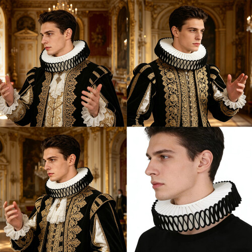 Stylish Detachable False Collar Fashion Accessory-Black 2