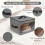 Long Lasting Cap Container With Clear Section And Reinforced-B 6