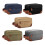 Functional Men's Toiletry Bag Canvas Fabric Practical-Coffee 2