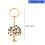 Classical Tree Pendant Keychain Backpack Ornament With-Silver 4