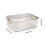 Transparente, stapelbare Aufbewahrungsboxen mit Deckel, 2er-Pack 3