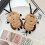 Soft Friendly Plush Roach Charm Bag Pendant for Bags-small eyes 7